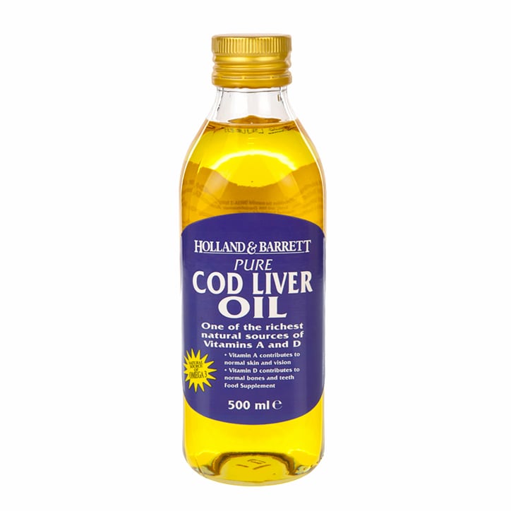 Holland & Barrett Cod Liver Oil Pure Liquid 500ml image 2