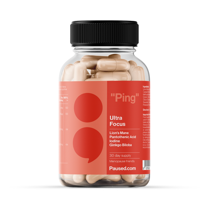 Paused Lions Mane Ultra Focus 60 Capsules