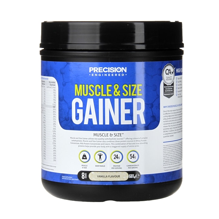 Precision Engineered Muscle & Size Gainer Powder Vanilla 681g