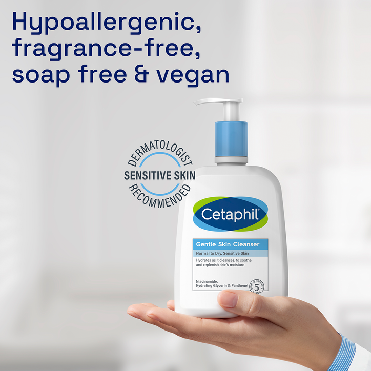 Cetaphil Gentle Skin Cleanser Face & Body Wash 1L image 4