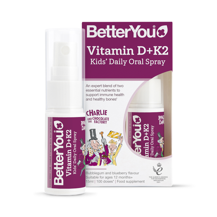 Betteryou Vitamin D+K2 Kids' Daily Oral Spray 15ml image 1