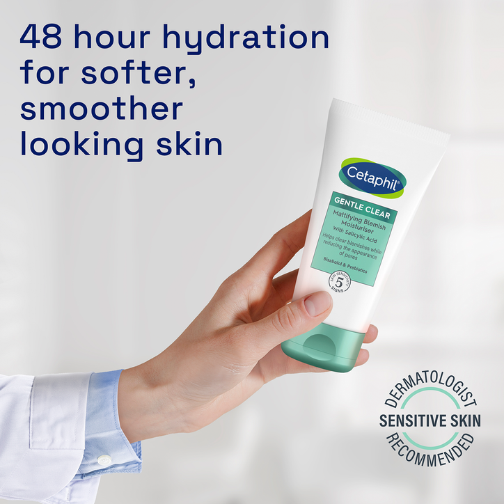 Cetaphil Gentle Clear Mattifying Blemish Face Moisturiser 89ml image 4