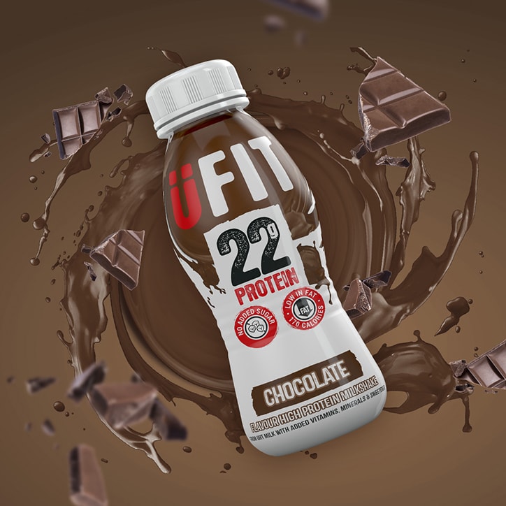 UFIT High 22g Protein Drink Chocolate 310ml image 2