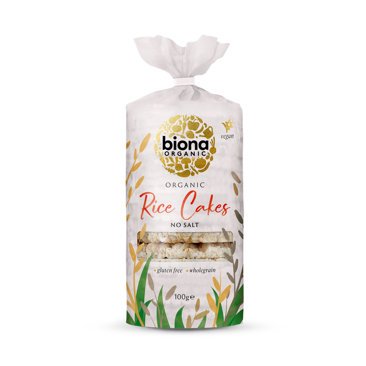 Biona Organic Rice Cakes No Salt 100g