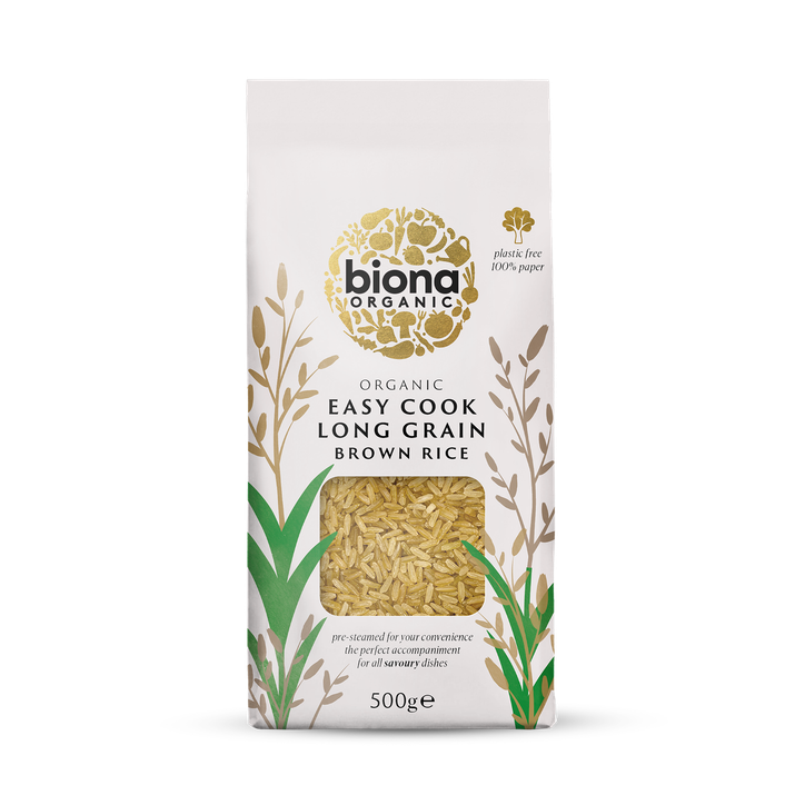Biona Grain/Brown Organic Easy Cook Long Rice 500G