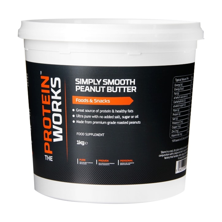 The Protein Works Peanut Butter Smooth 1kg image 1