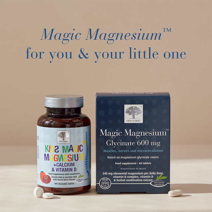 New Nordic Kids Magic Magnesium + Calcium & Vitamin D 180 Tablets image 8