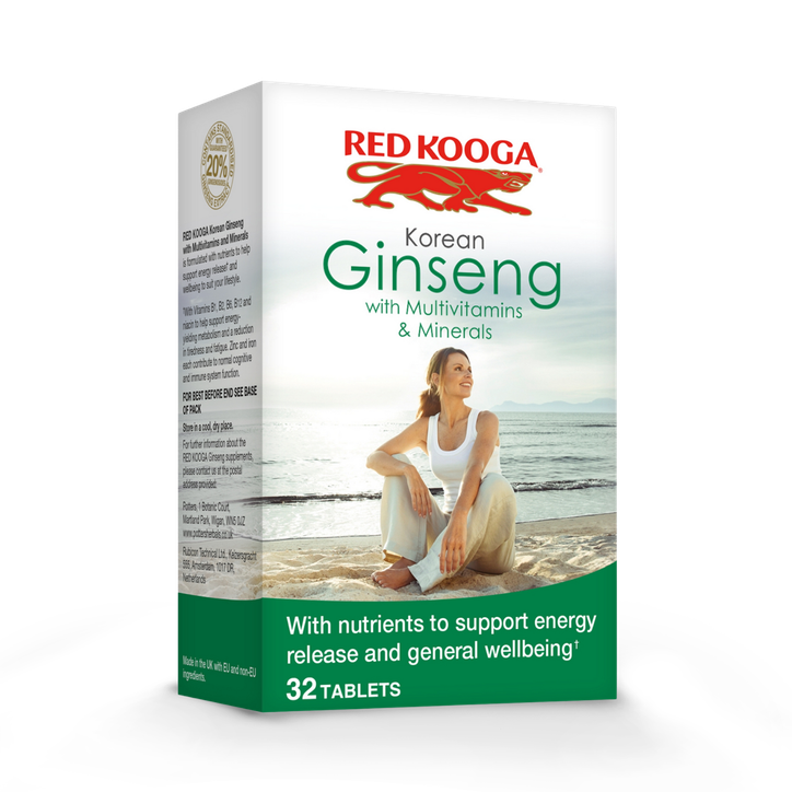 Red Kooga Ginseng & Multivitamin + Minerals 32 Tablets image 1