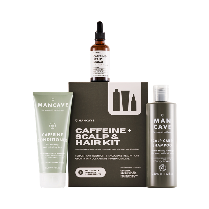 ManCave Caffeine+ Scalp & Hair Kit image 1
