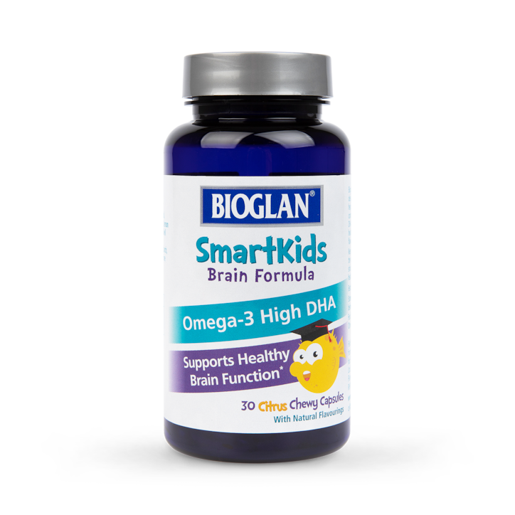 Bioglan SmartKids Brain Formula Omega-3 30 Chewable Capsules image 1