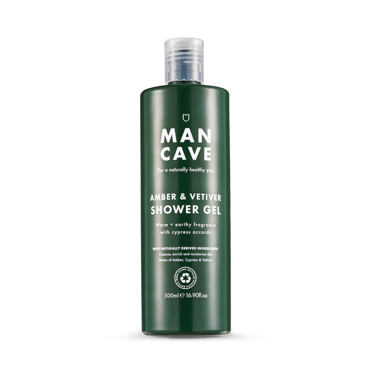 Mancave Amber & Vetiver Shower Gel 500ml image 1