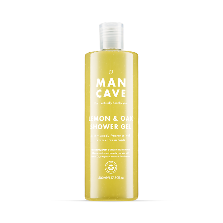 Mancave Lemon & Oak Shower Gel 500ml image 1