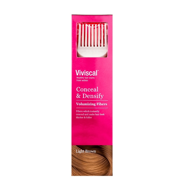 Viviscal Conceal & Densify Volume Fibres Light Brown image 1
