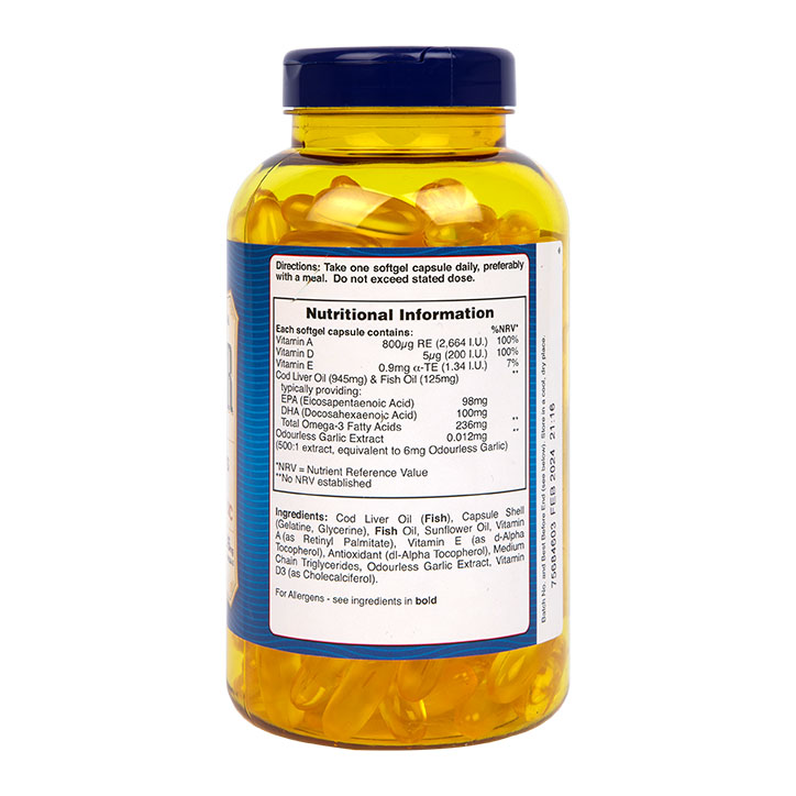 H&B Cod Liver Oil & Odourless Garlic Holland & Barrett