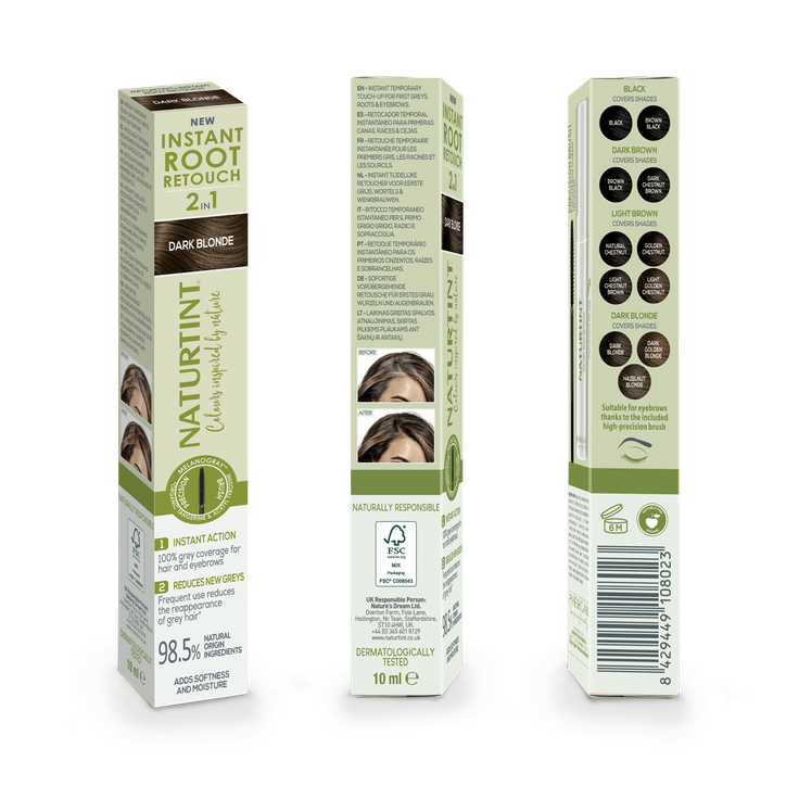 Naturtint 2In1 Instant Root Retouch Dark Blonde 10ml image 2
