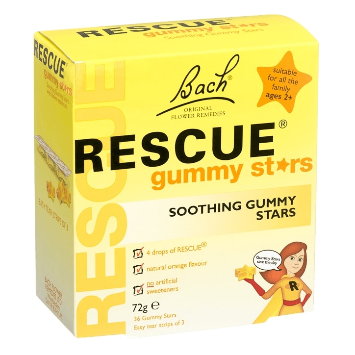 Bach Original Flower Remedies Rescue Remedy Gummy Stars-1