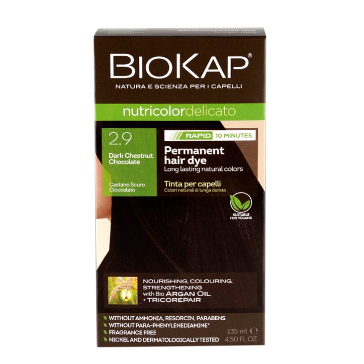 BioKap Permanent Hair Dye 2.9 (Dark Chestnut Chocolate)