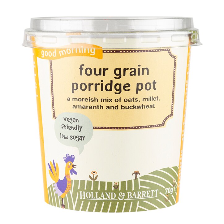 Holland & Barrett Porridge Pot Four Grain 70g image 1