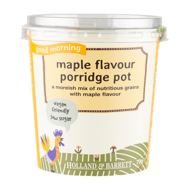 Holland & Barrett Porridge Pot Maple 70g image 1