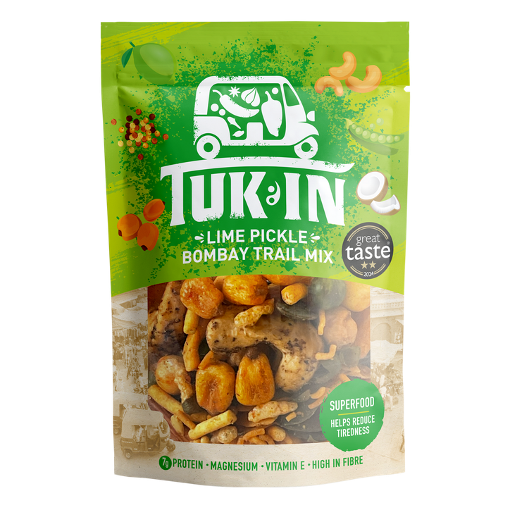 Tuk In Foods Bombay Trail Mix Lime Pickle 40g image 1