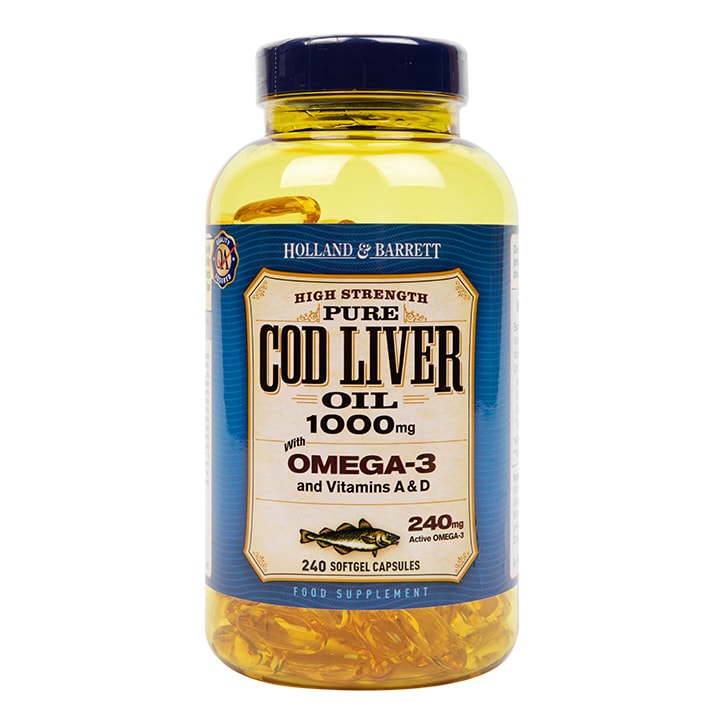 Cod Liver Oil Tablets, Capsules & Supplements Holland & Barrett