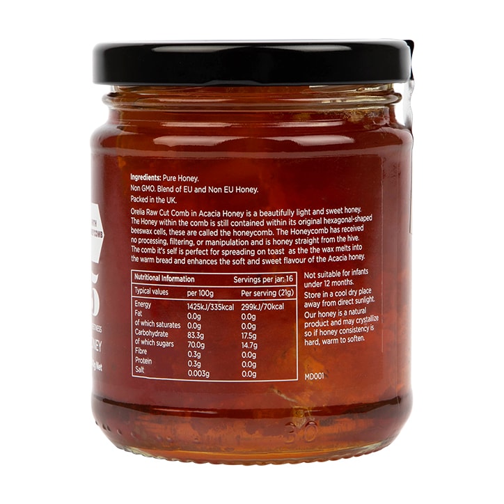 Orelia Honey Co. Cut Comb in Acacia Honey 340g image 2