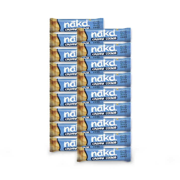 Nakd Raw Fruit & Nut Cashew Cookie Nut Bars 18 x 35g image 1