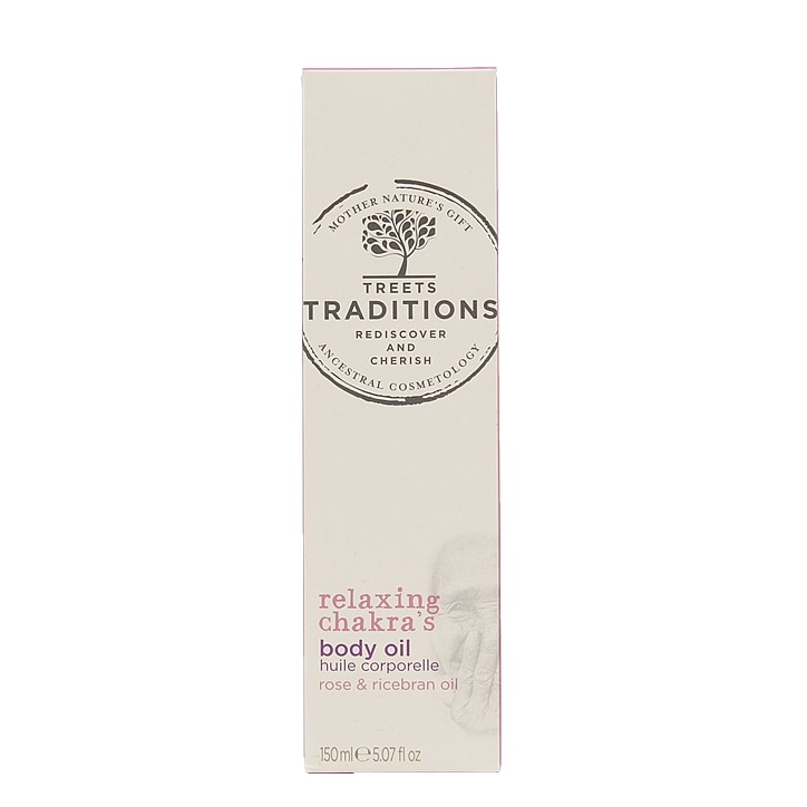 Treets Traditions Relaxing Chakra's Body Oil 150ml-1