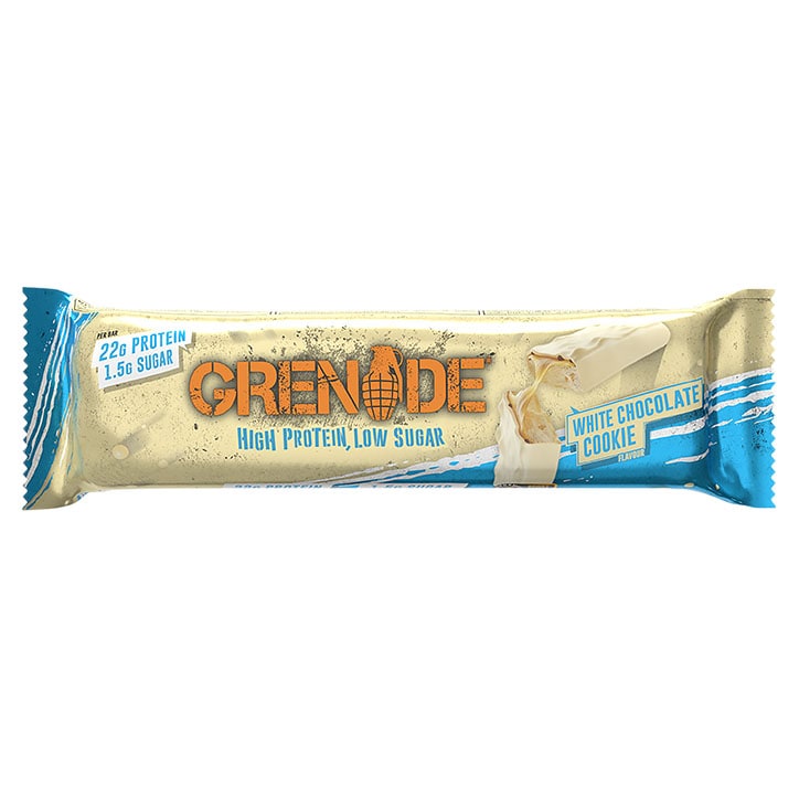 Grenade White Chocolate Cookie Protein Bar 60g-1