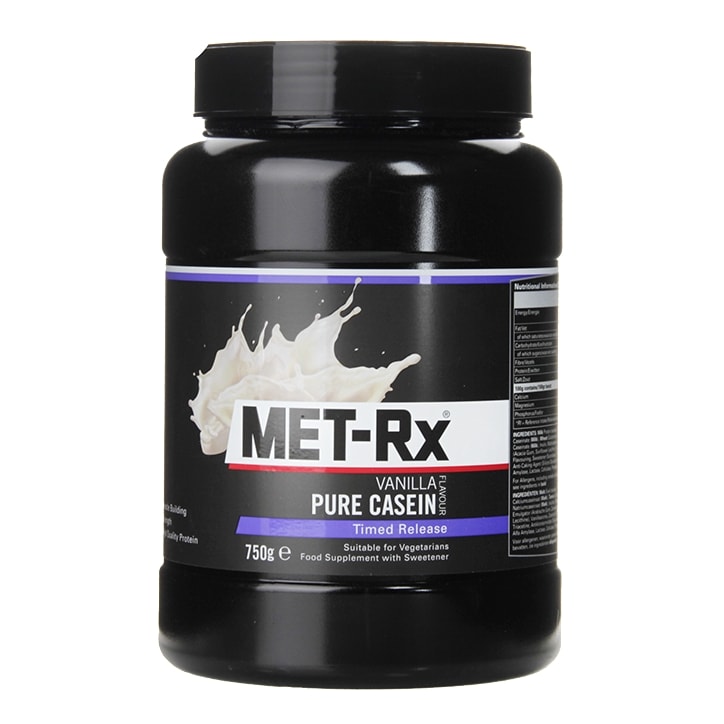 MET-Rx Pure Casein Vanilla 750g image 1