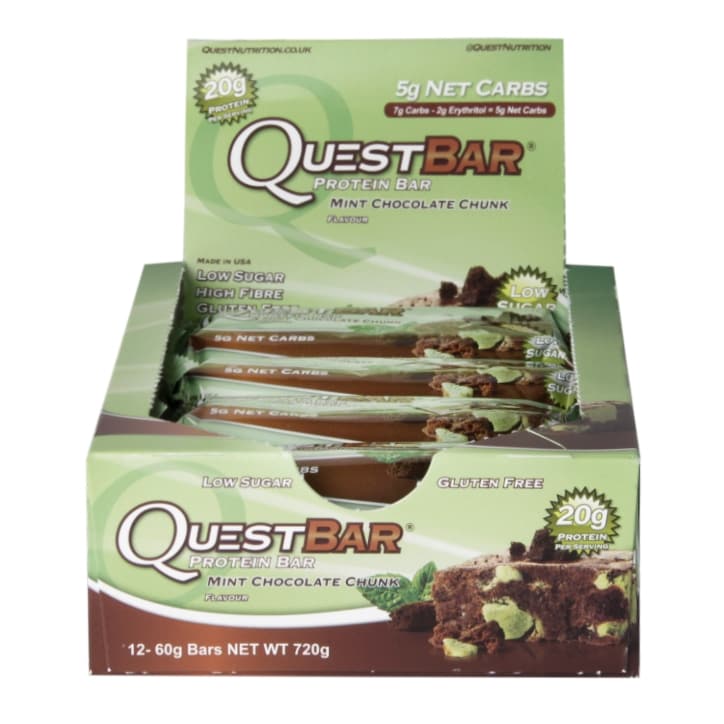 Quest Bar Mint Chocolate Chunk 12x60g image 1