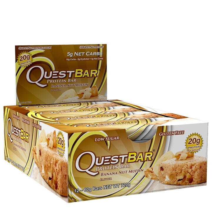 Quest Bar Banana Nut Muffin 12x60g image 1