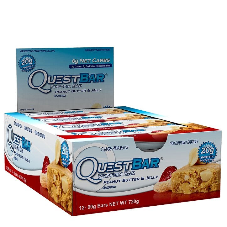 Quest Bar Peanut Butter & Jelly 12x60g image 1