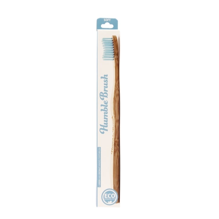 Humble Brush Adults Soft Bristle Toothbrush Blue-1
