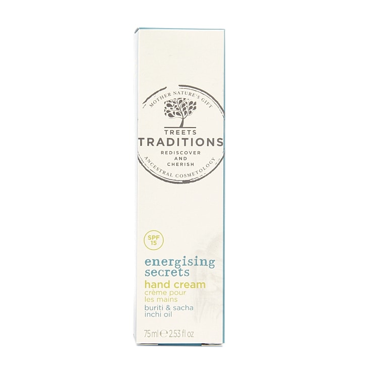 Treets Traditions Energising Secrets Hand Cream SPF15 75ml-1