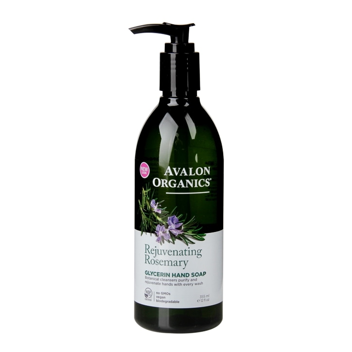 Avalon Organics Rosemary Glycerin Hand Soap 355ml-1