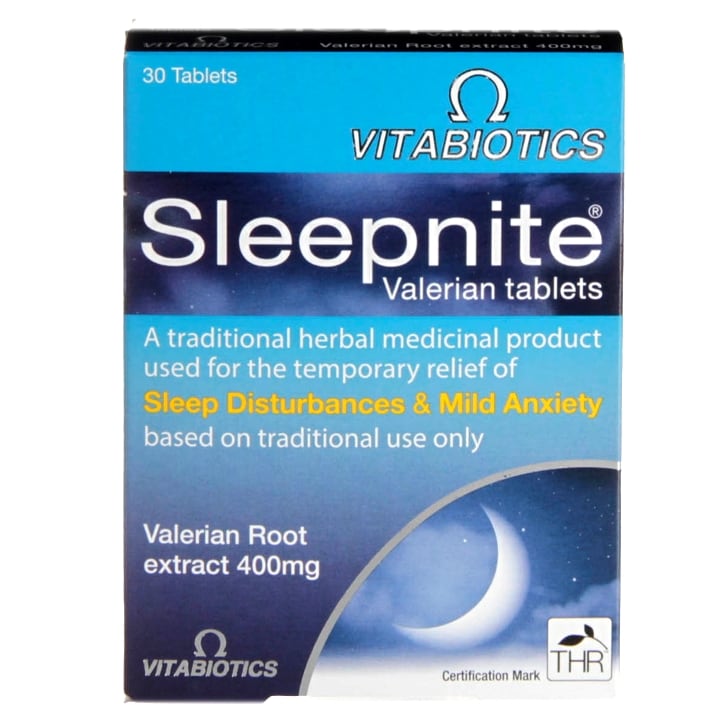 Vitabiotics Sleepnite Valerian 30 Tablets-1