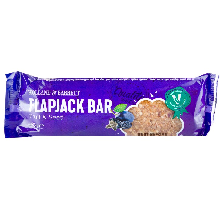 Holland & Barrett Fruit & Seed Flapjack 60g image 1