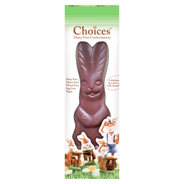 Choices Dairy Free Chocolate Bunny 40g Bar image 1