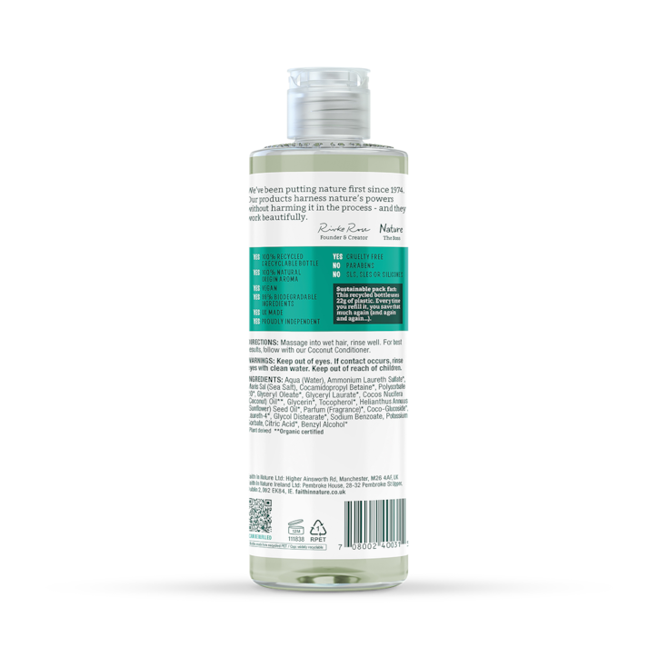 Faith in Nature Coconut Shampoo 400ml image 2