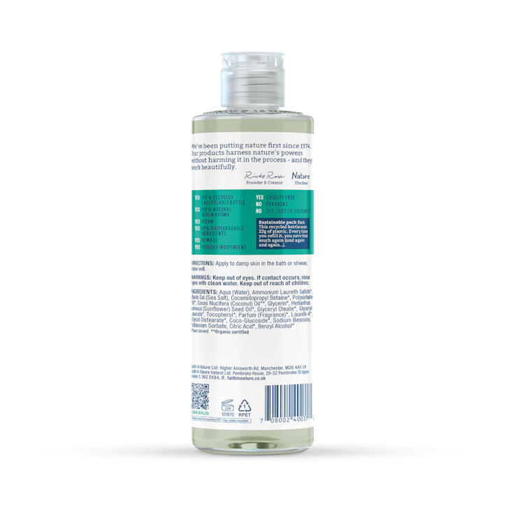 Faith in Nature Coconut Body Wash 400ml image 2