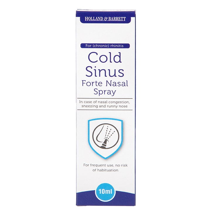 Holland & Barrett Cold Sinus Forte Nasal Spray 10ml
