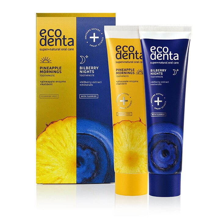 Inspireren bagageruimte Teken een foto Ecodenta Morning & Night Toothpastes | Holland & Barrett - the UK's Leading  Health Retailer