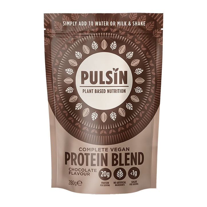 Pulsin Complete Vegan Protein Blend Chocolate Powder 250g-1