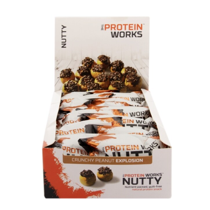 The Protein Works Nutty Crunchy Peanut Explosion 12 x 40g image 1
