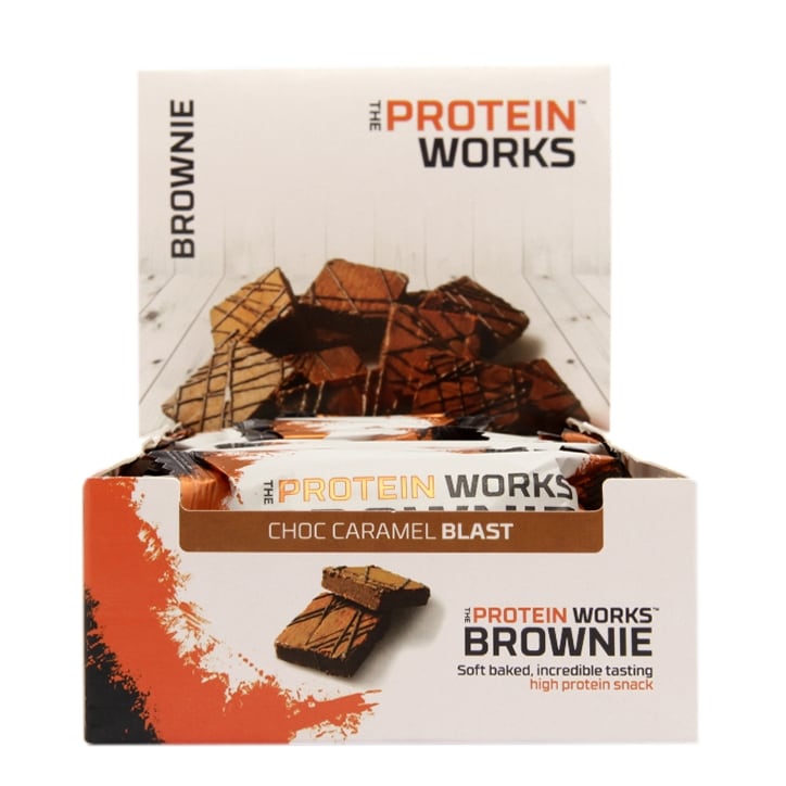 The Protein Works Brownie Choc Caramel Blast 12 x 40g image 1