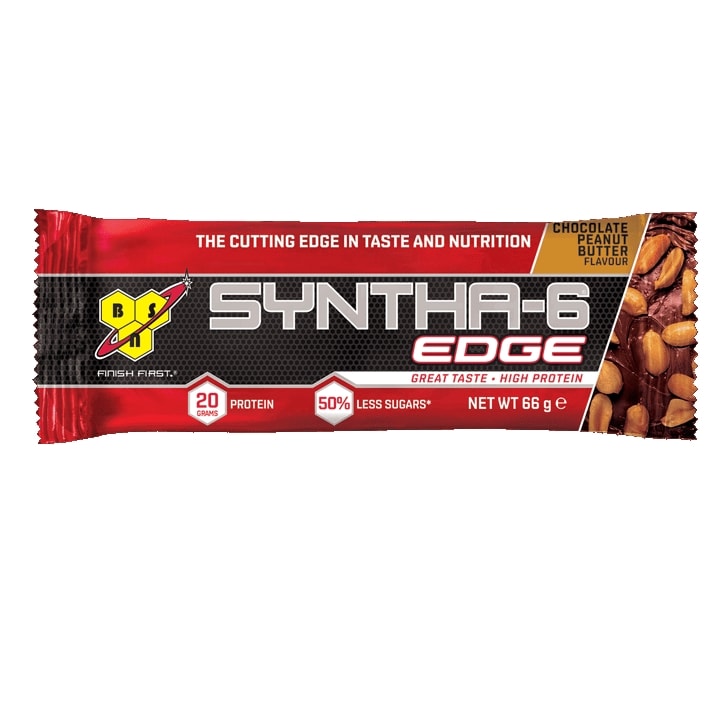 BSN Syntha 6 Edge Bar Chocolate Peanut Butter 12 x 66g image 1