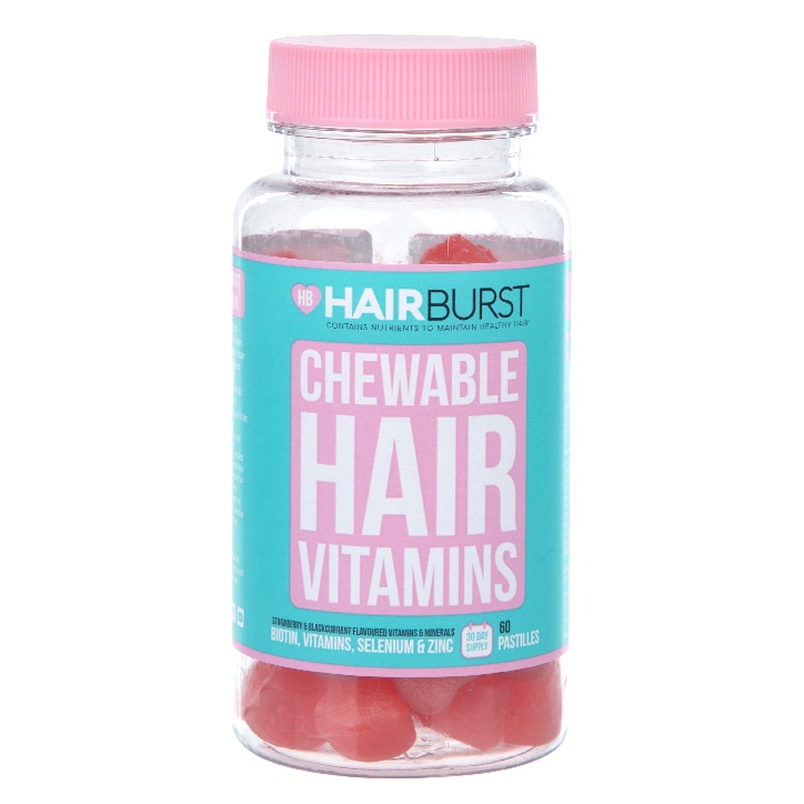 Hairburst Chewable Hair Vitamins 30 Day Supply 60 Pastilles image 3