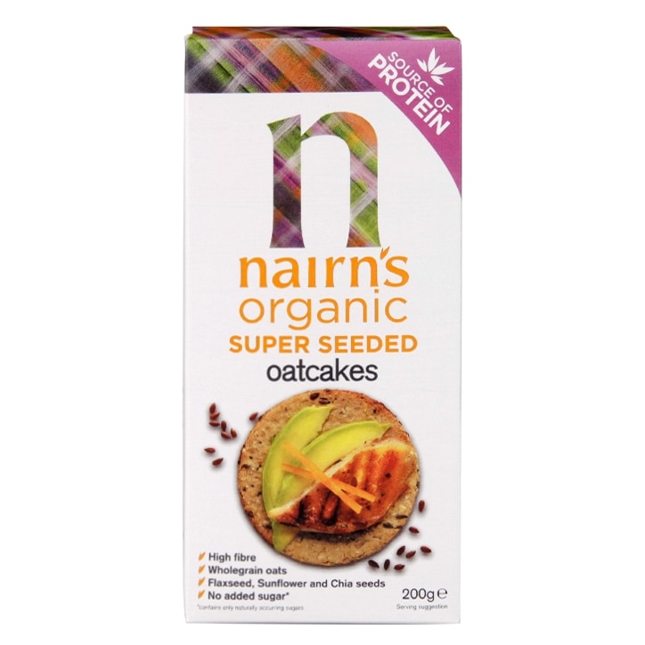 Nairn's Organic Super Seeded Oatcakes 200g-1