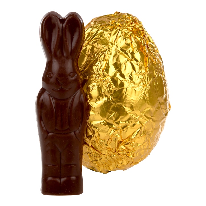 Holland & Barrett Milk Chocolate Style Egg with Bunny Bar 110g image 2